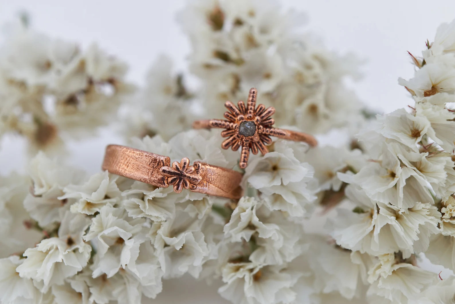 Stardust ring - Diamond Starburst Ring
