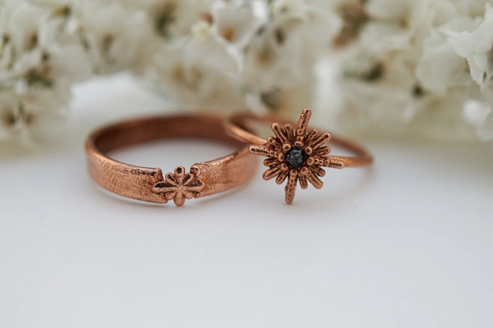Stardust ring - Diamond Starburst Ring