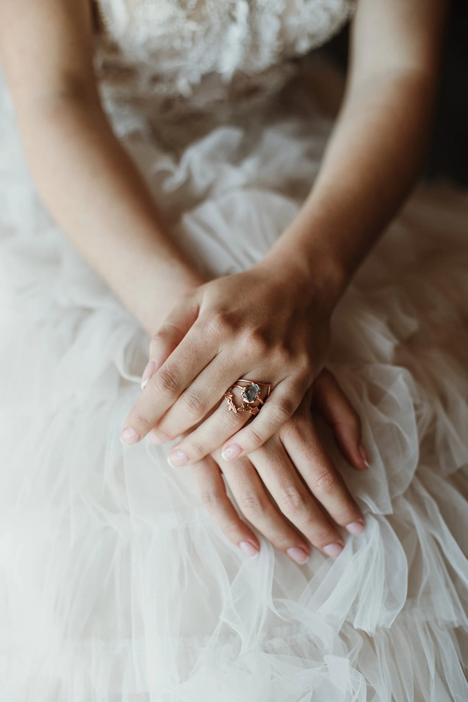 Raw Aquamarine ring | Siren