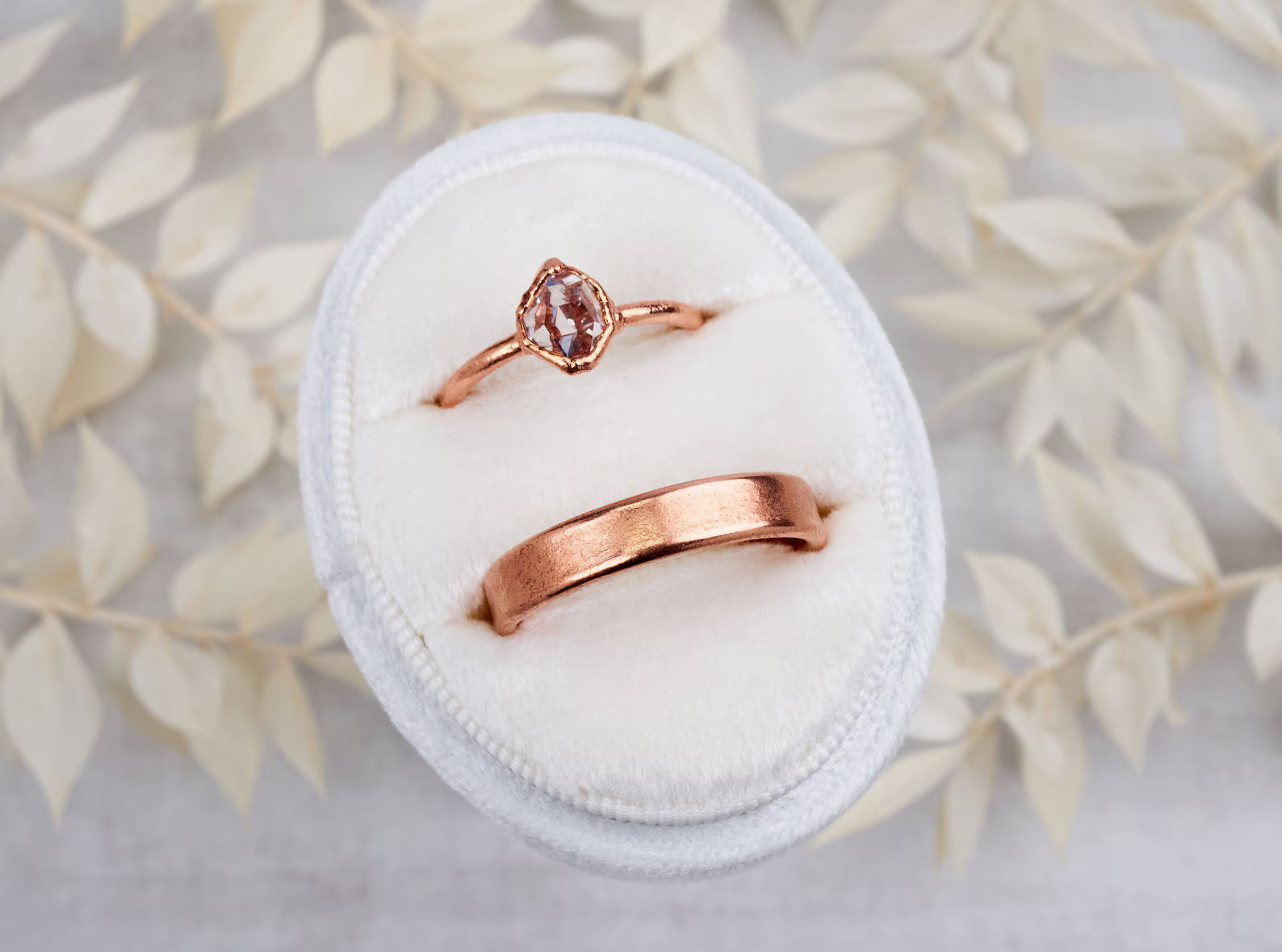 Herkimer diamond engagement ring | Starla