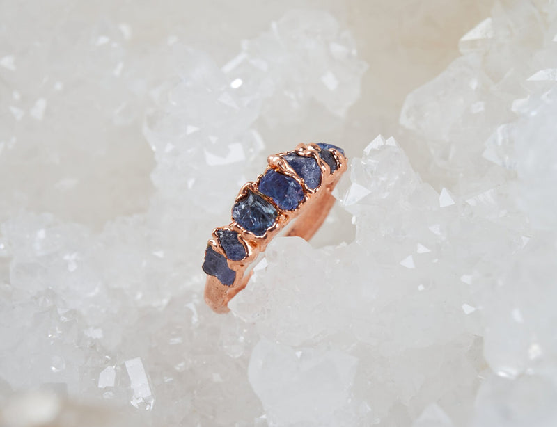 Tanzanite stackable ring | Edith