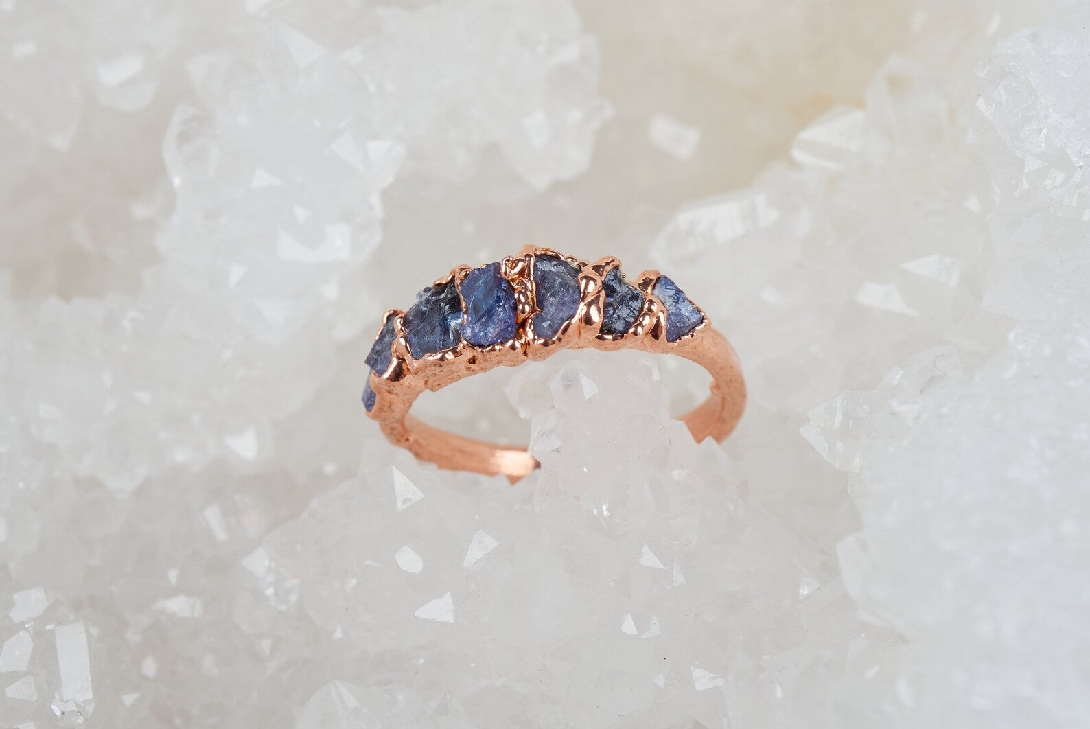 Tanzanite stackable ring | Edith