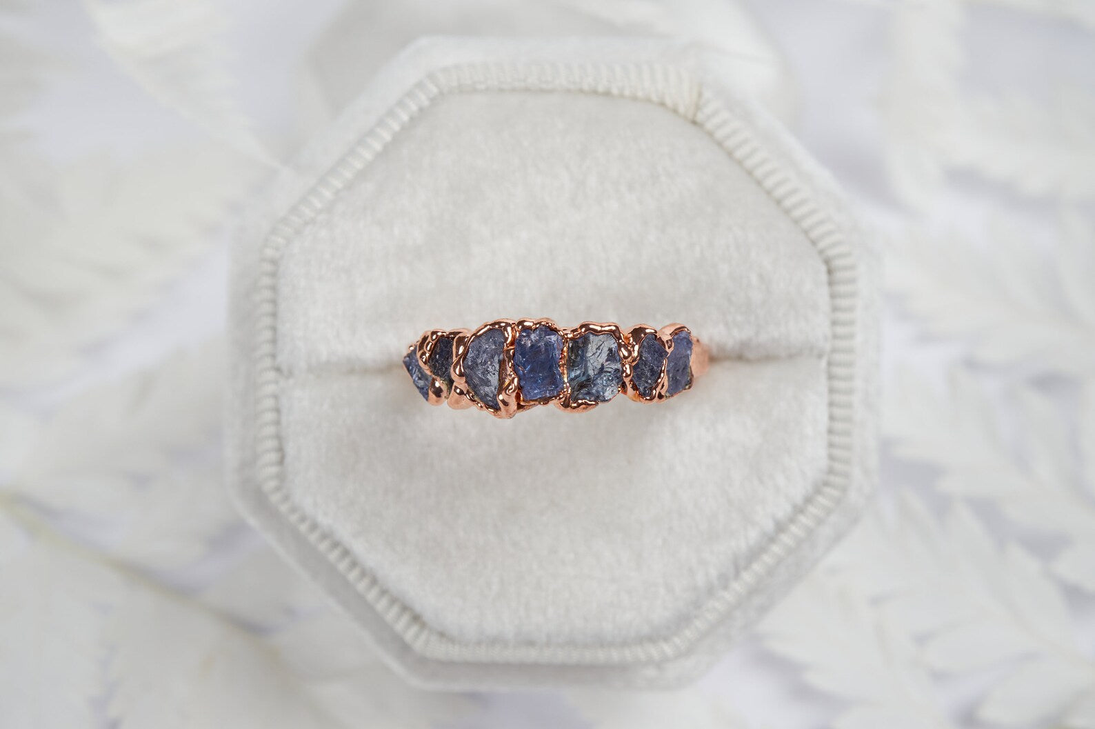 Tanzanite stackable ring | Edith