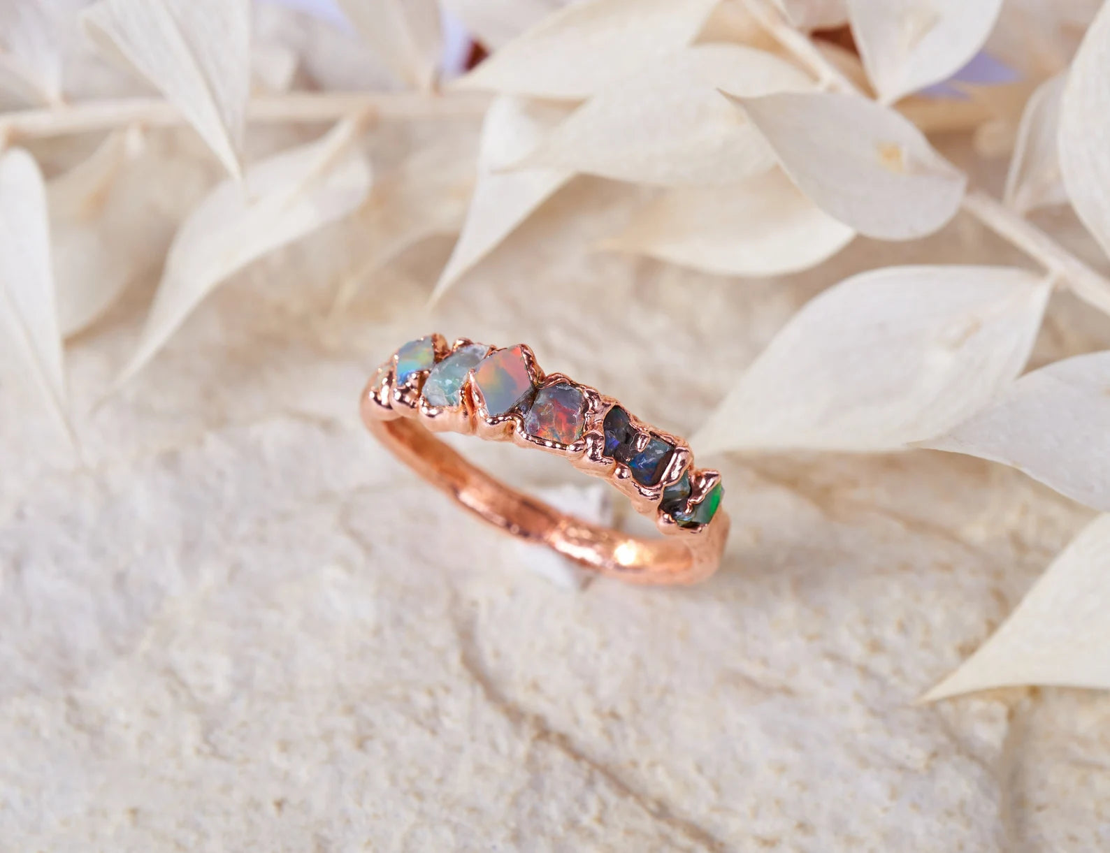 Raw opal ring | Natalia