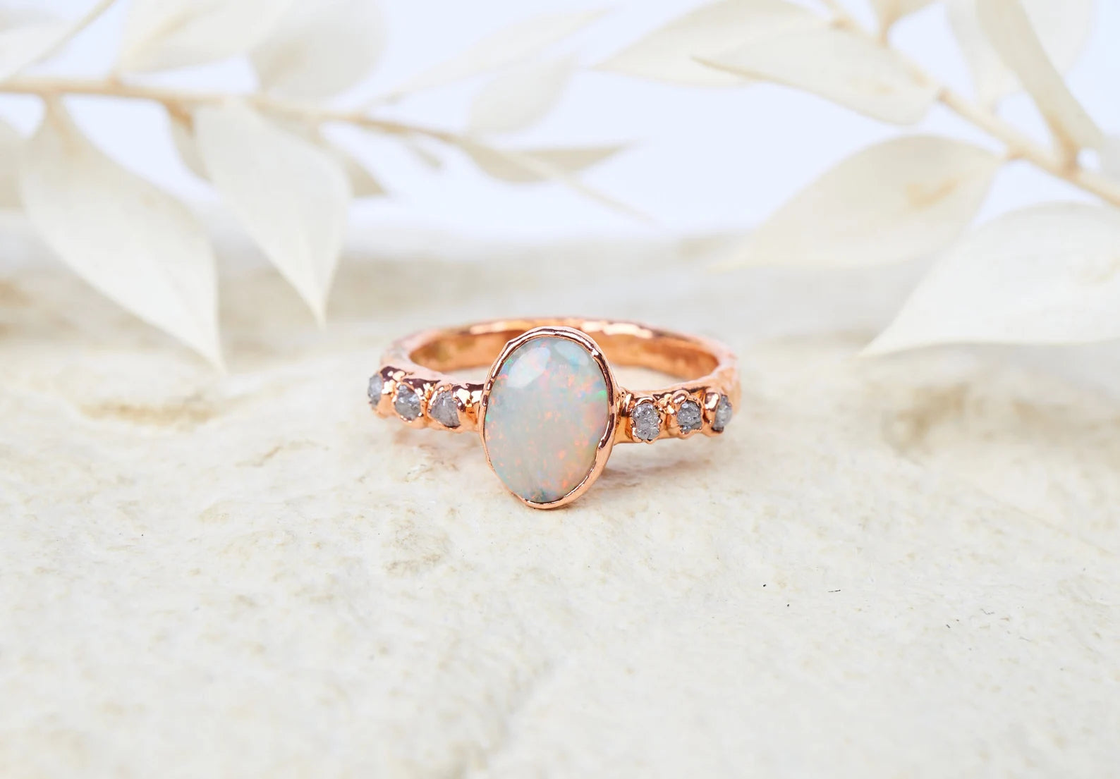 Opal engagement ring | Angelika
