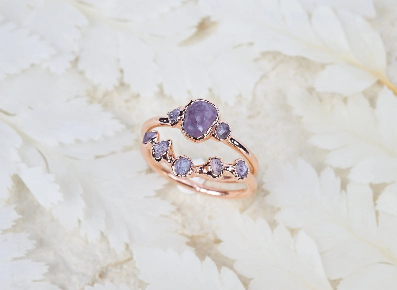 Purple sapphire engagement rings | Anita