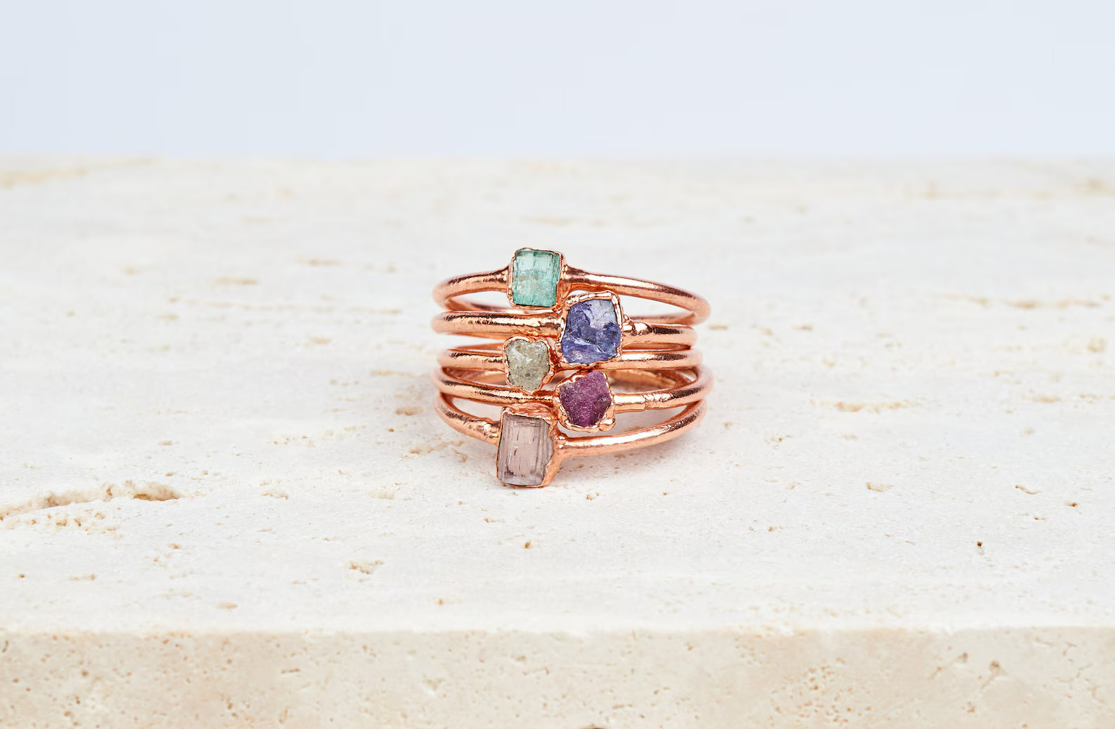 Custom birthstone rings