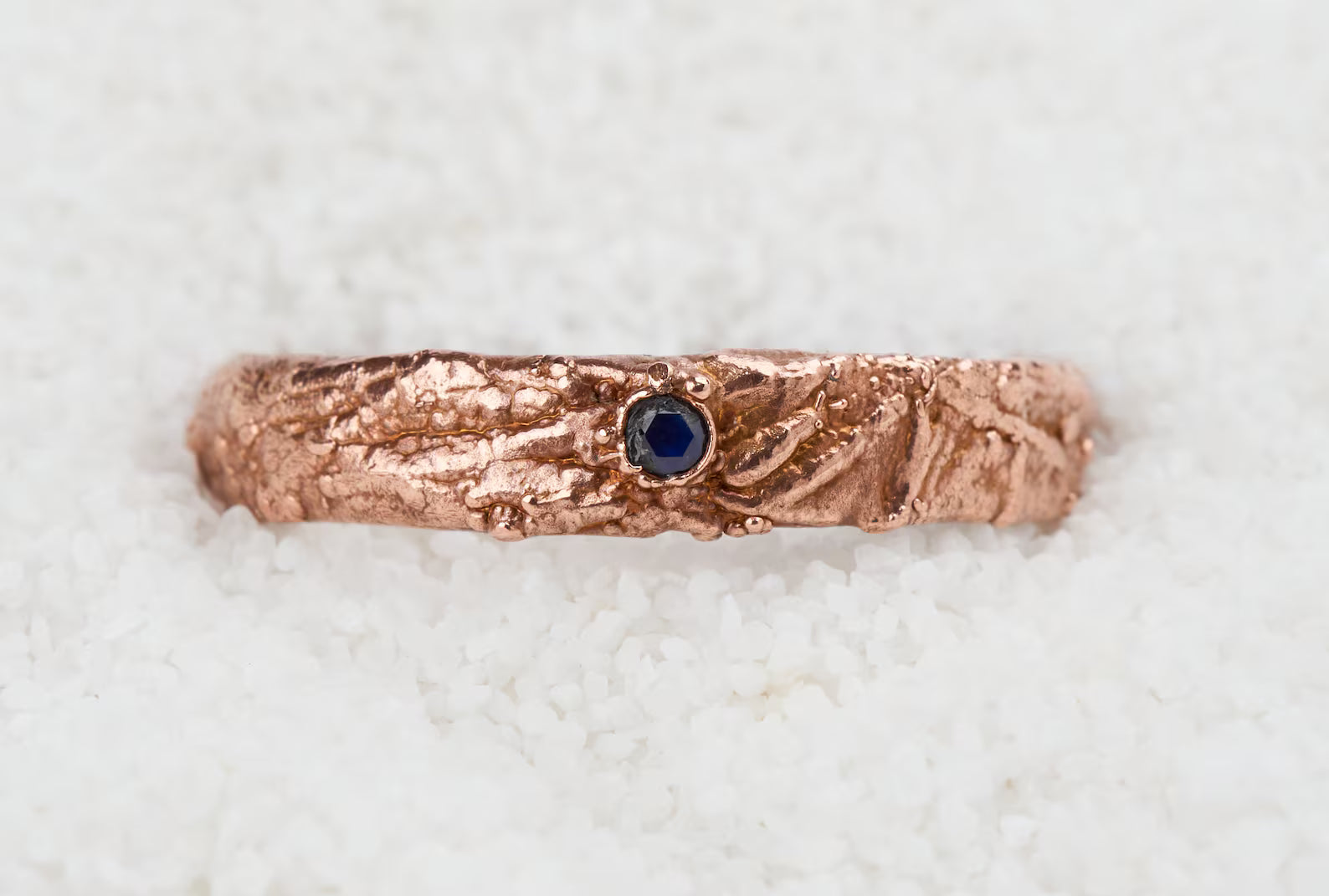 Mens blue sapphire wedding band | Argo