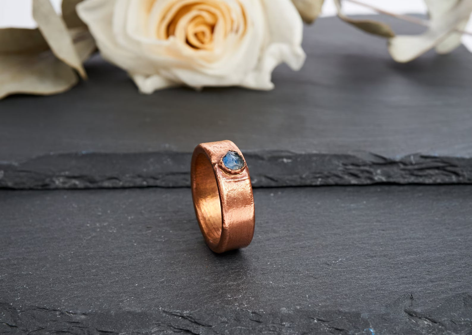 Mens sapphire wedding band | Arlo