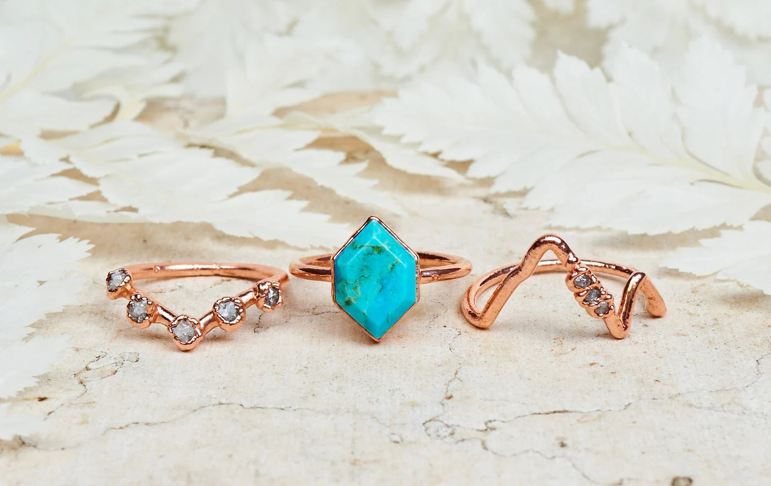 Turquoise wedding ring | Donna