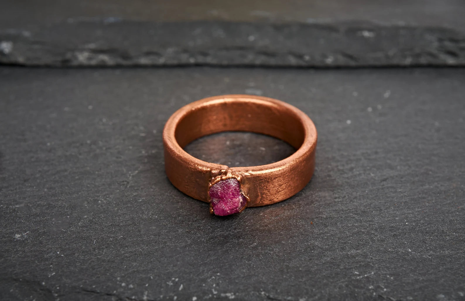 Mens ruby wedding band | Adrian