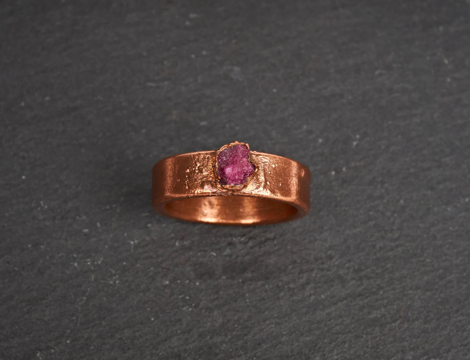 Mens ruby wedding band | Adrian