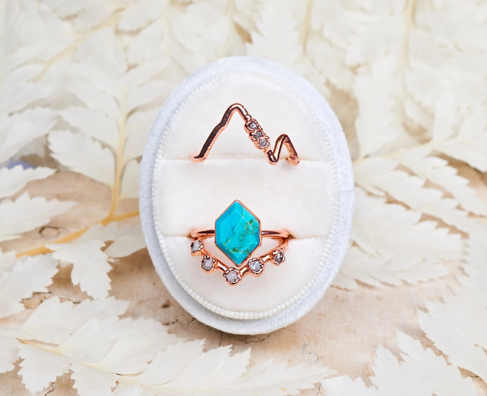 Turquoise wedding ring | Donna