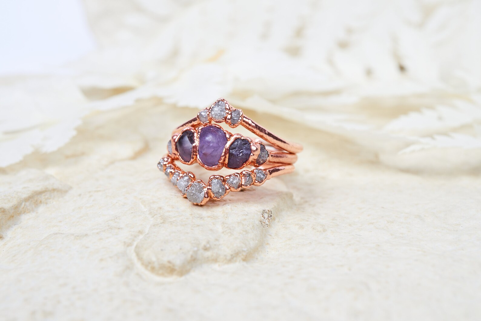 Purple sapphire rings | Charlotte