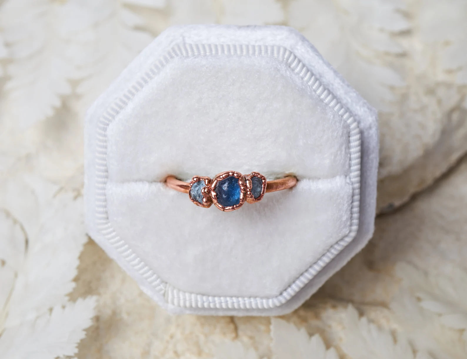 Sapphire and aquamarine ring | Gemma