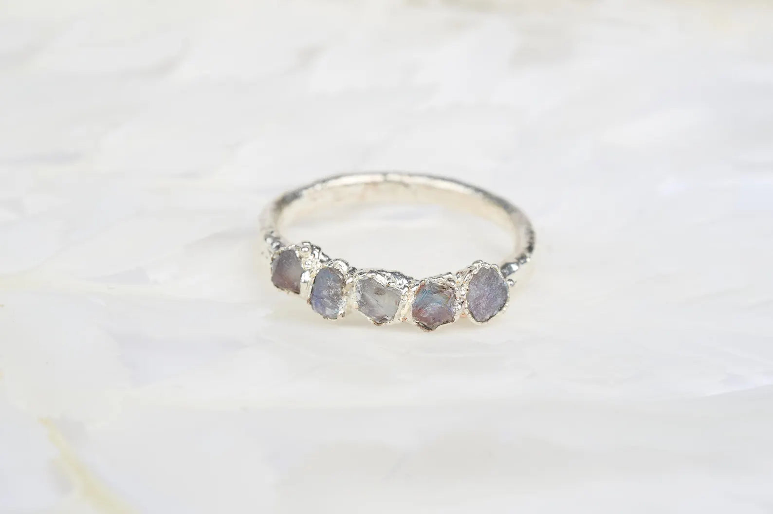 Moonstone promise ring | Celeste