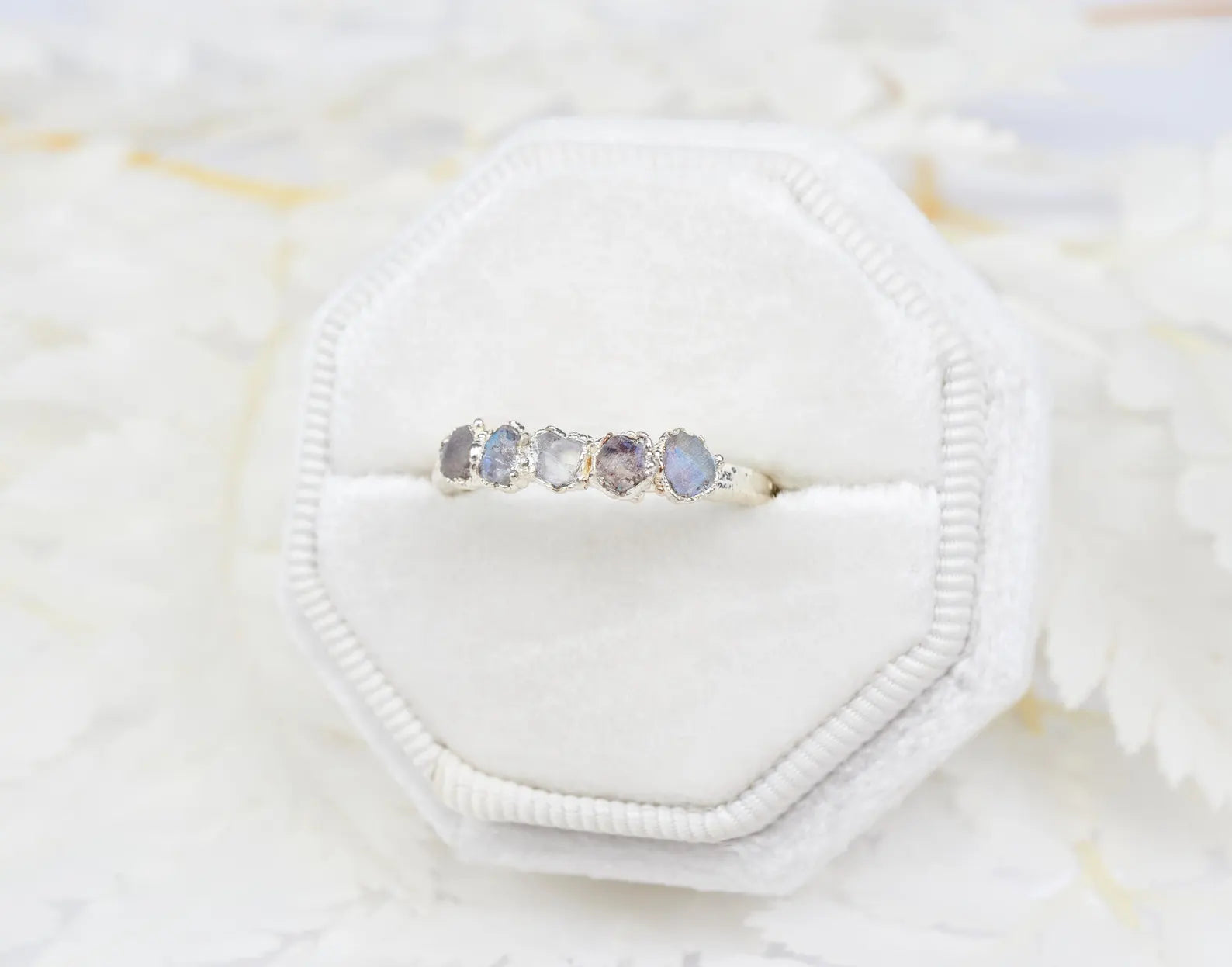Moonstone promise ring | Celeste