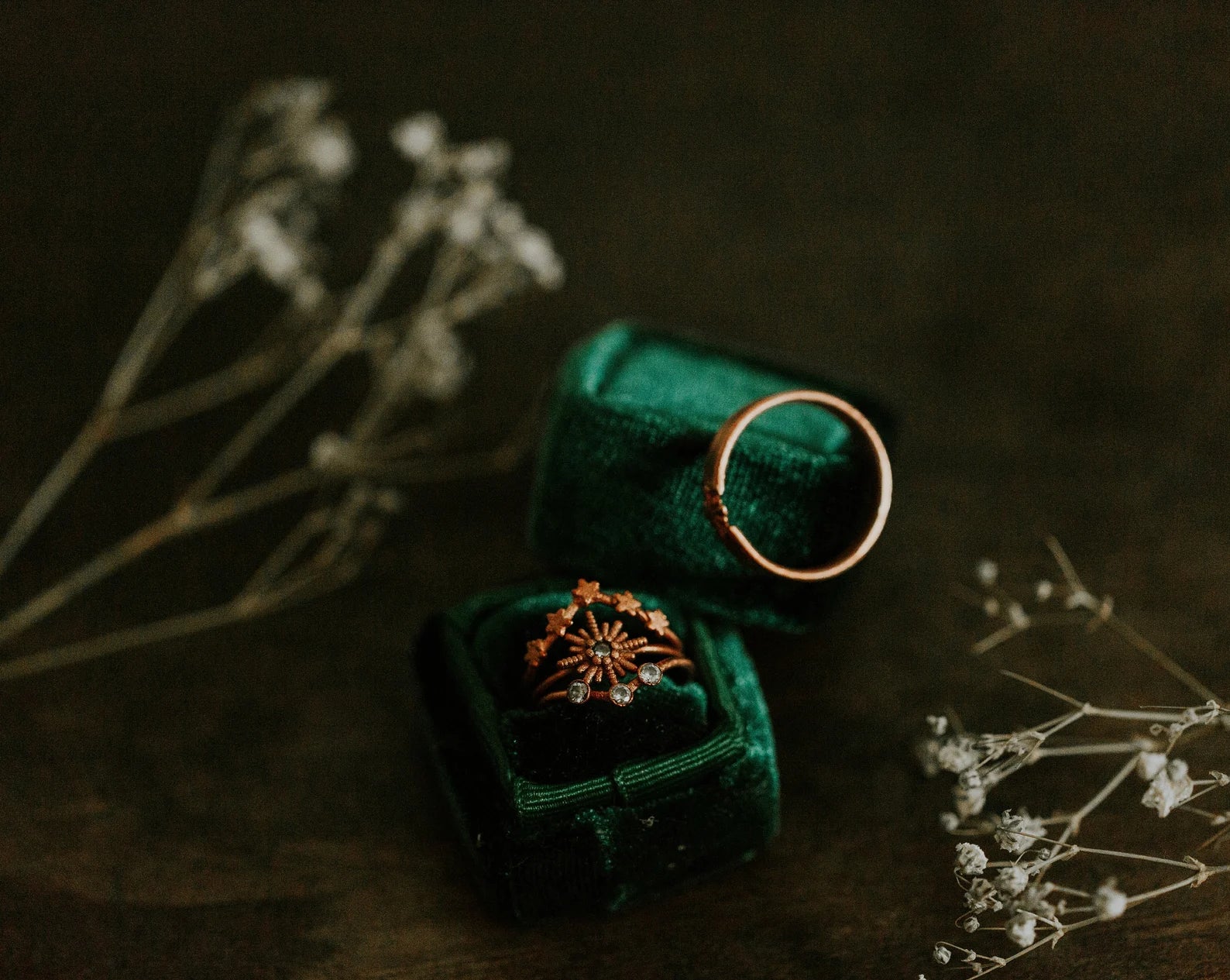 Divina Bridal Set - Choose your gemstone