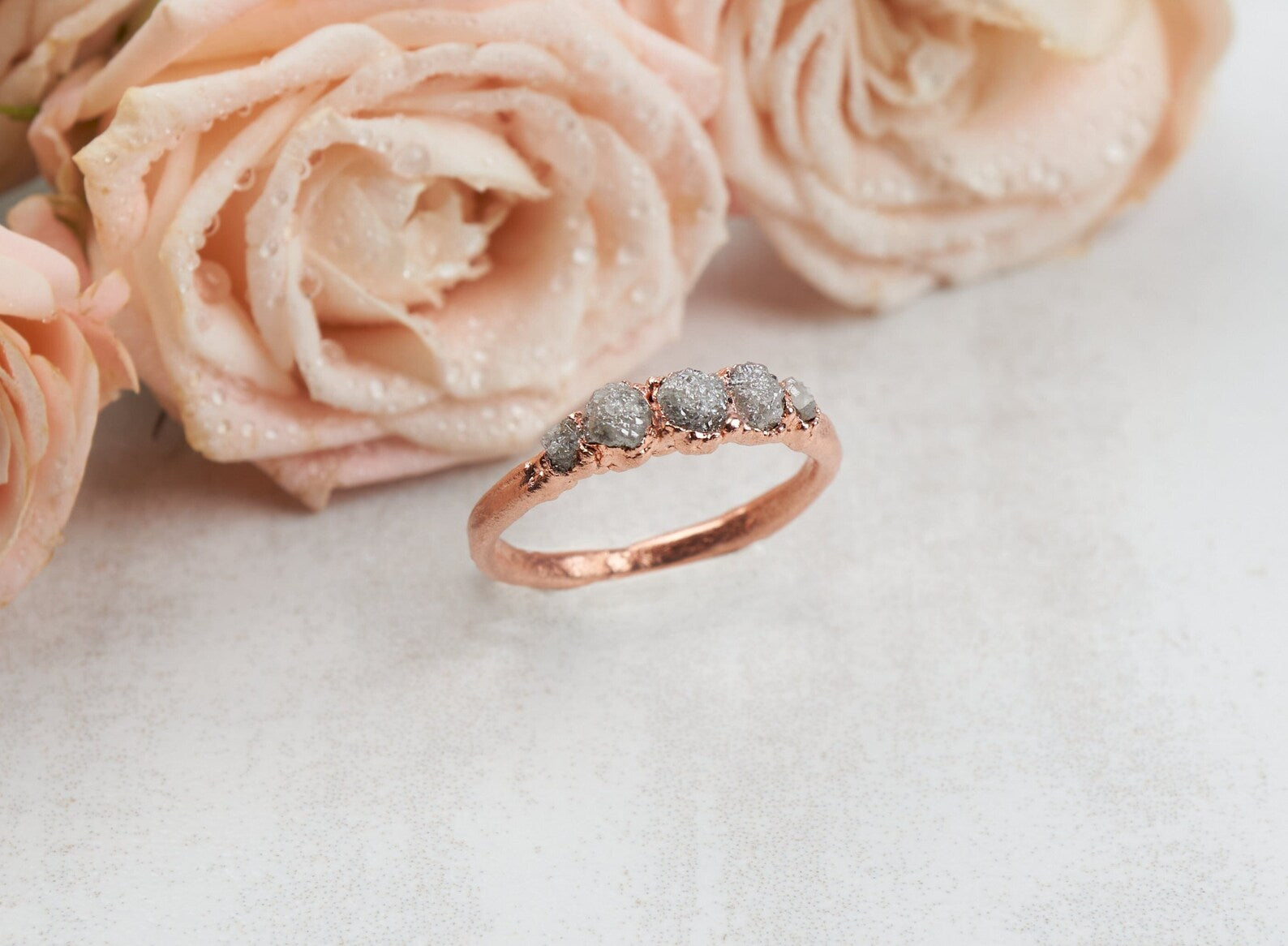 Five stone diamond ring | Ella