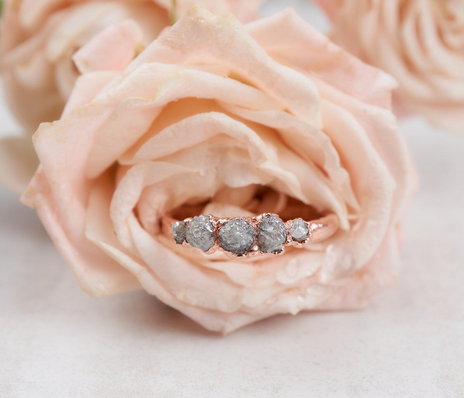 Five stone diamond ring | Ella