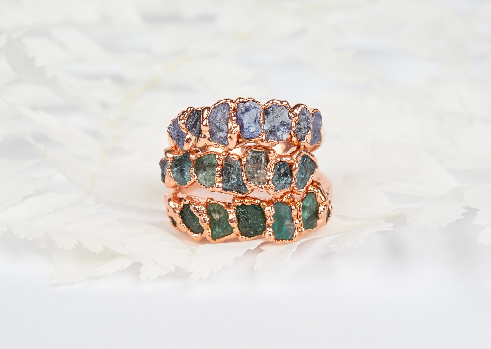 Tanzanite stackable ring | Edith