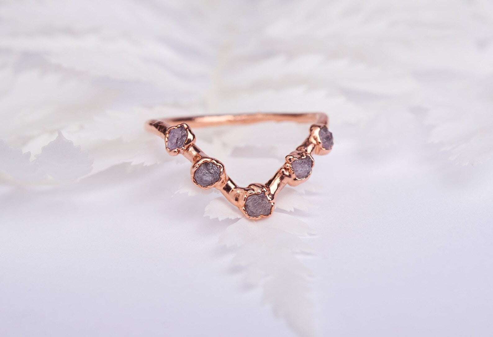 Pink diamond wedding ring | Demi