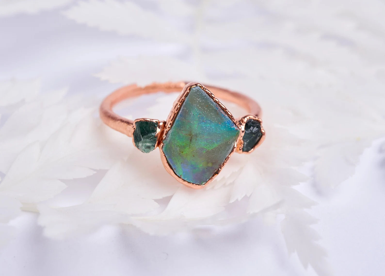 Opal and emerald ring | Marlene