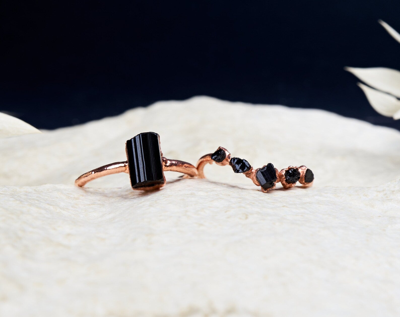 Black Tourmaline ring | Octavia