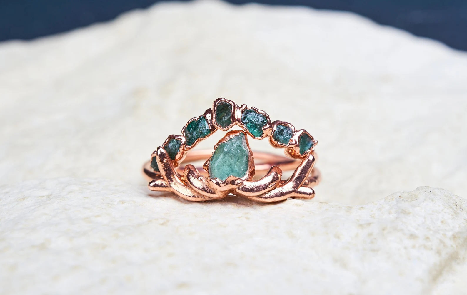Forest wedding ring | Fawn