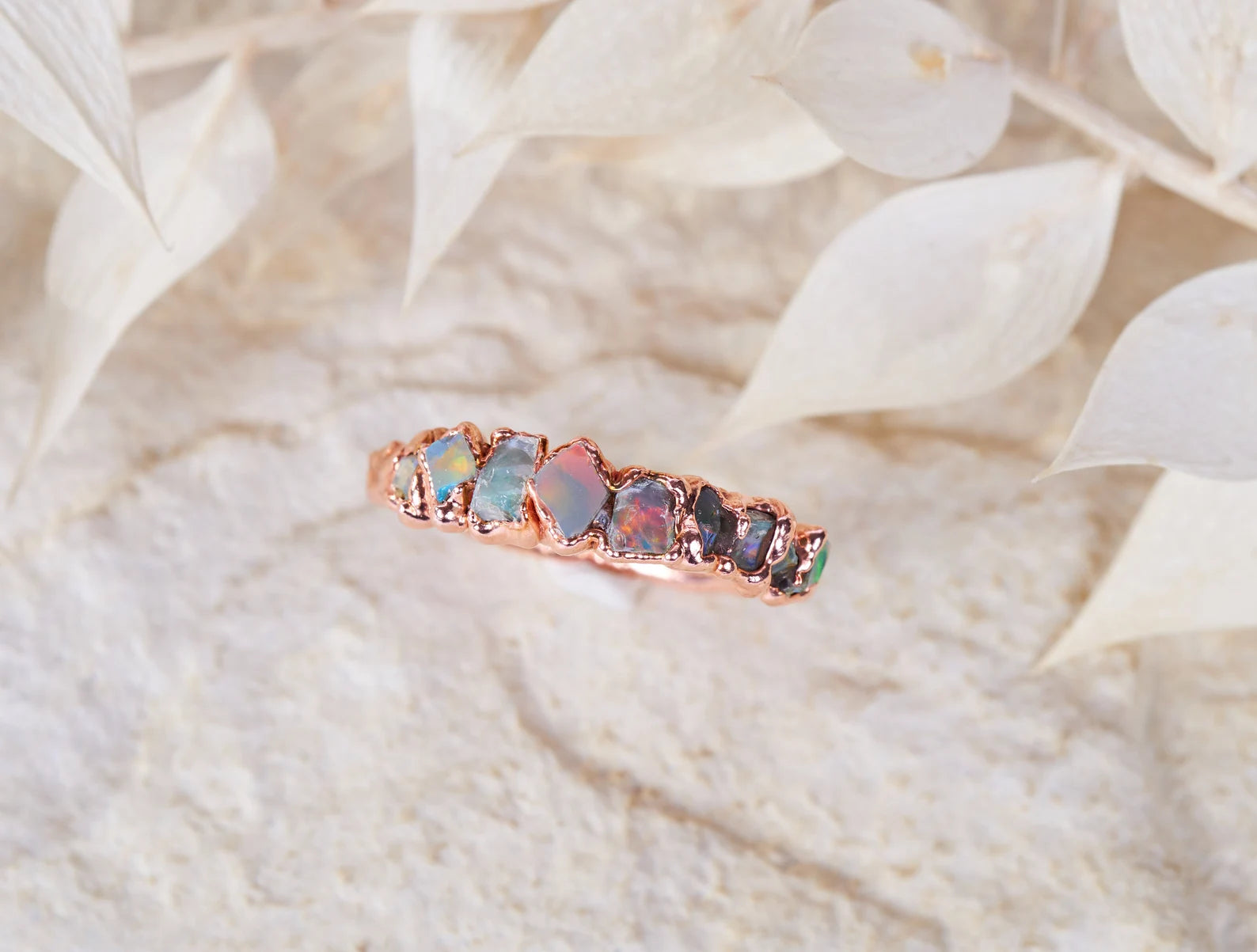 Raw opal ring | Natalia