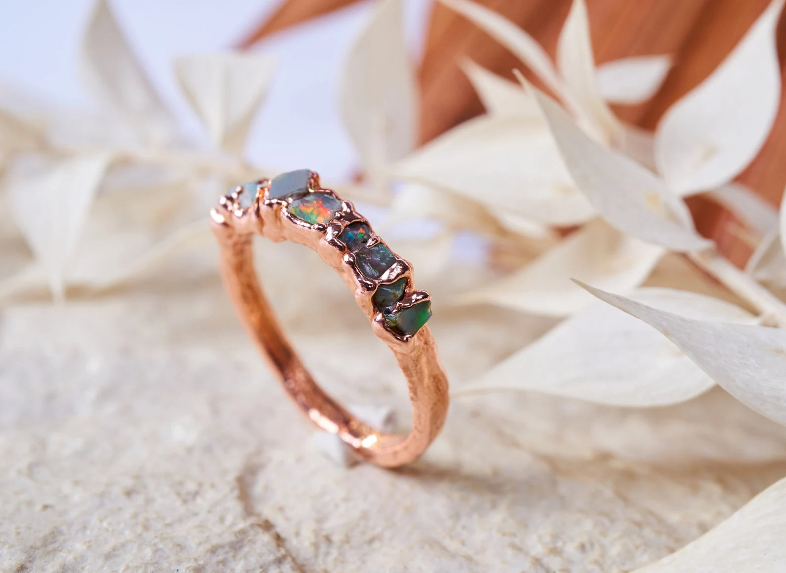 Raw opal ring | Natalia