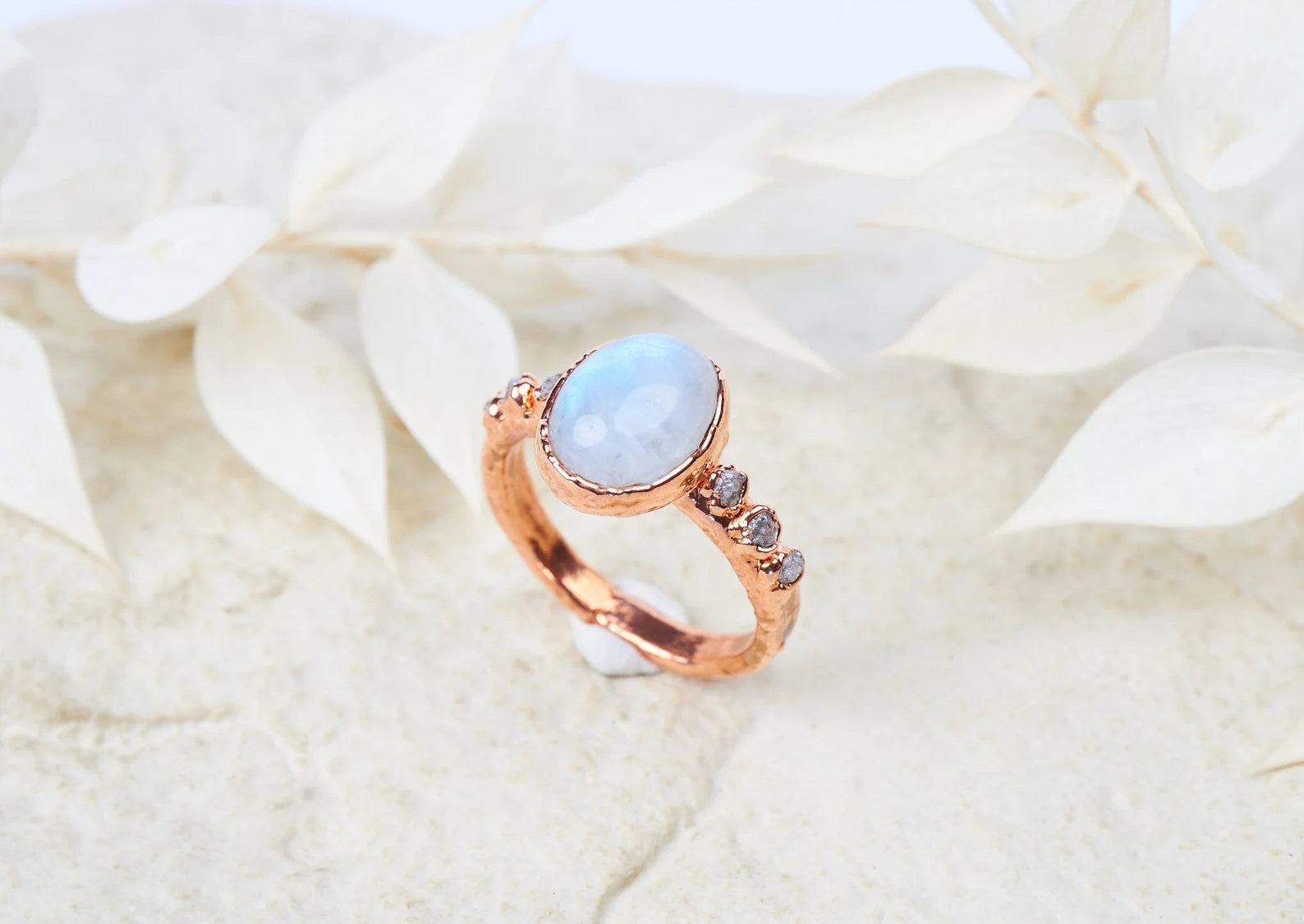 Moonstone wedding ring | Karla