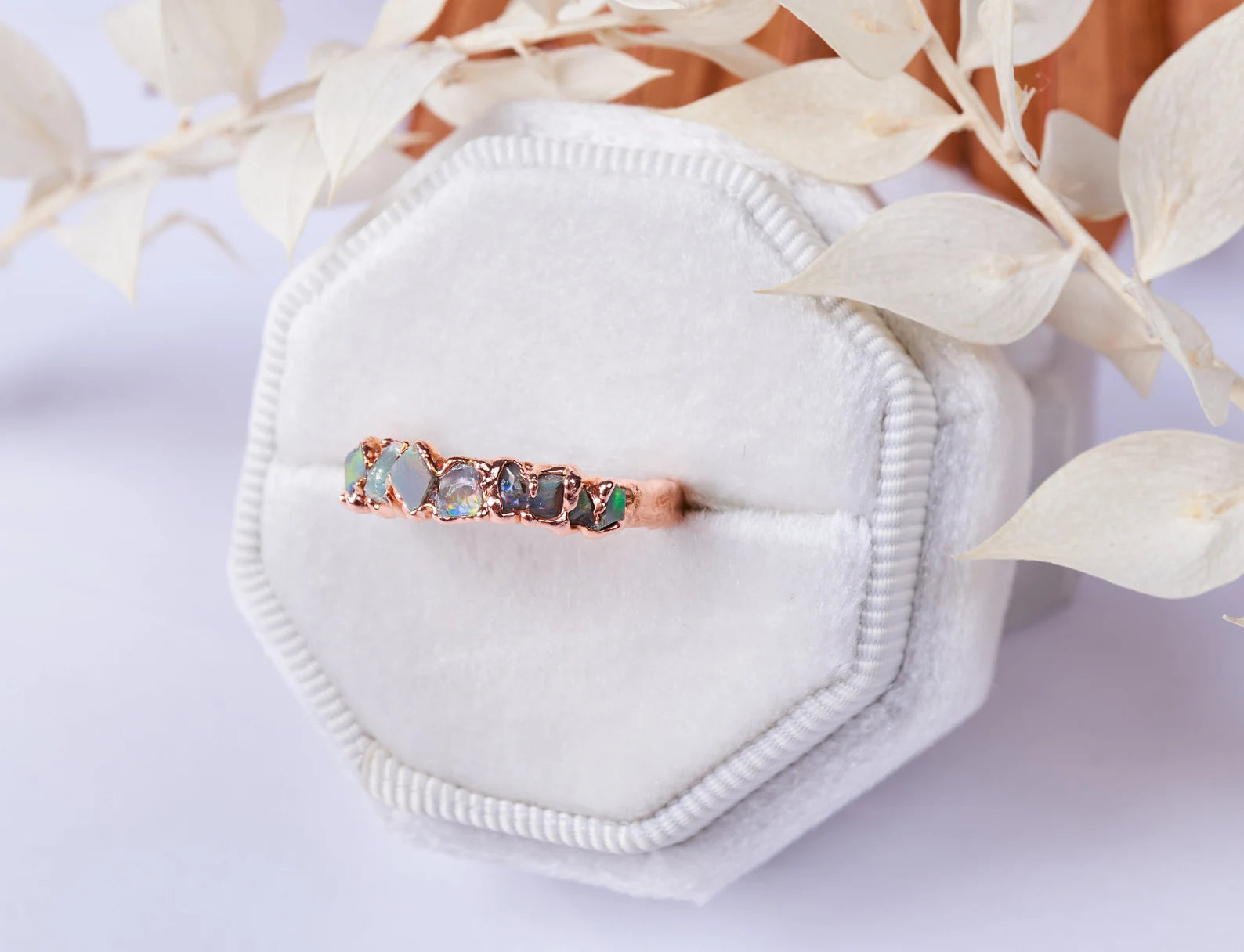 Raw opal ring | Natalia