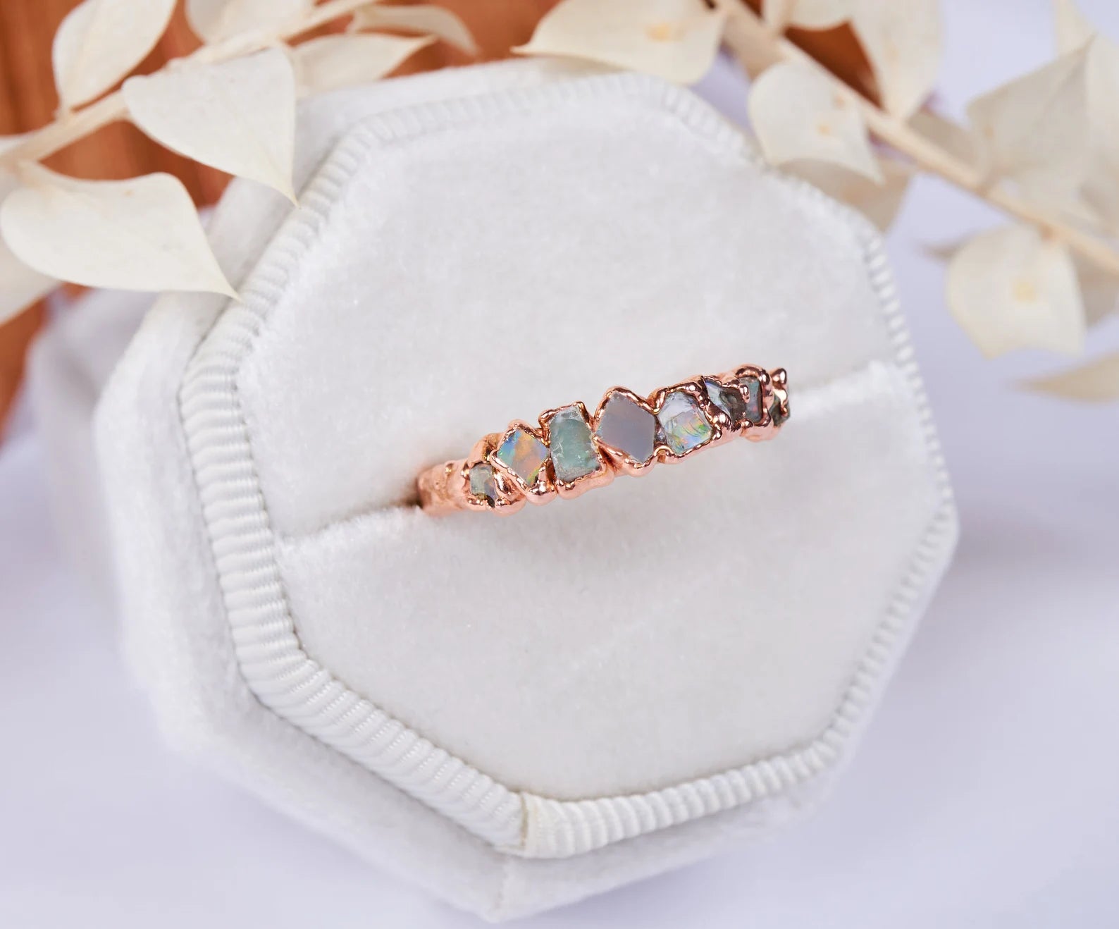 Raw opal ring | Natalia