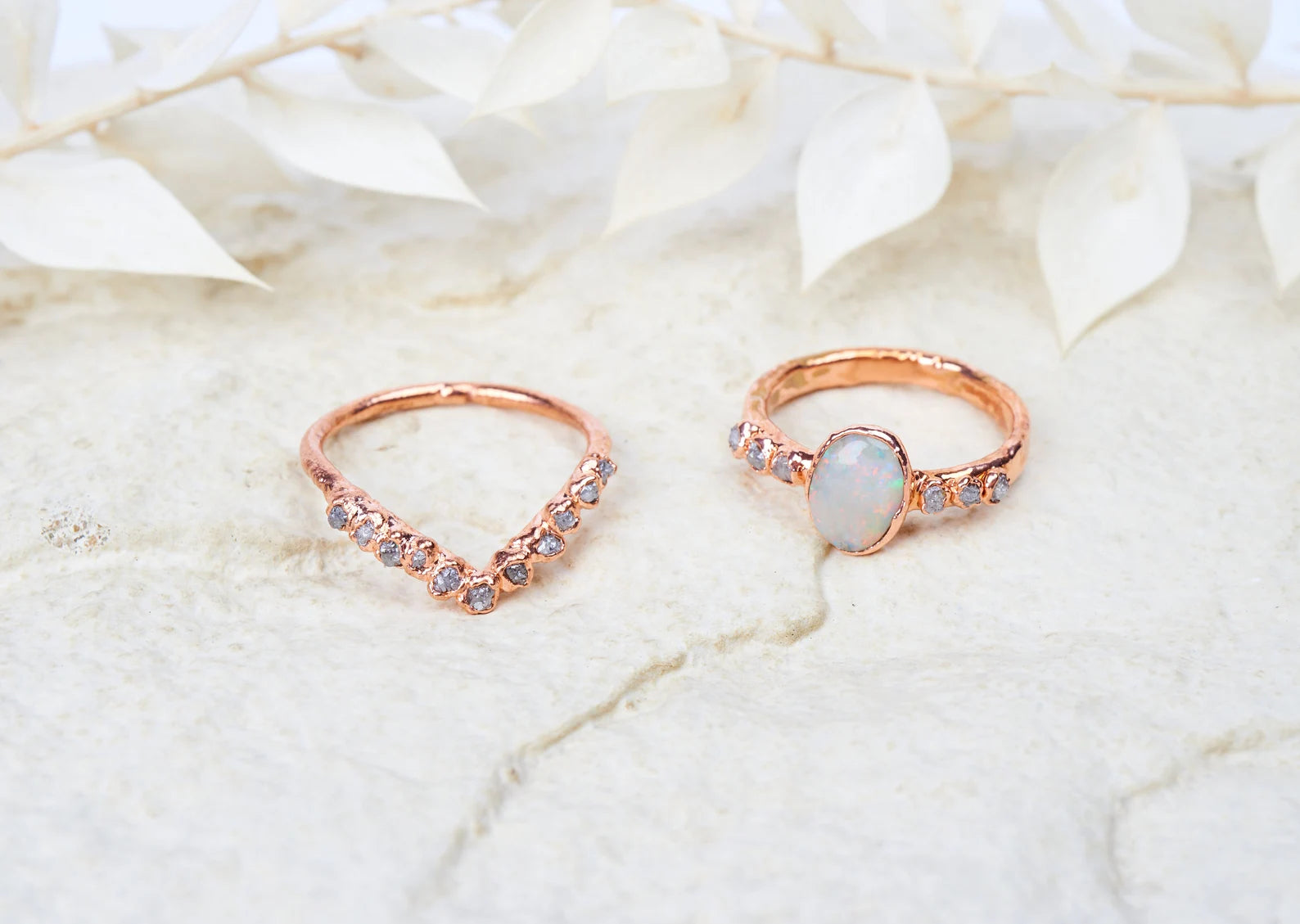 Opal engagement ring | Angelika