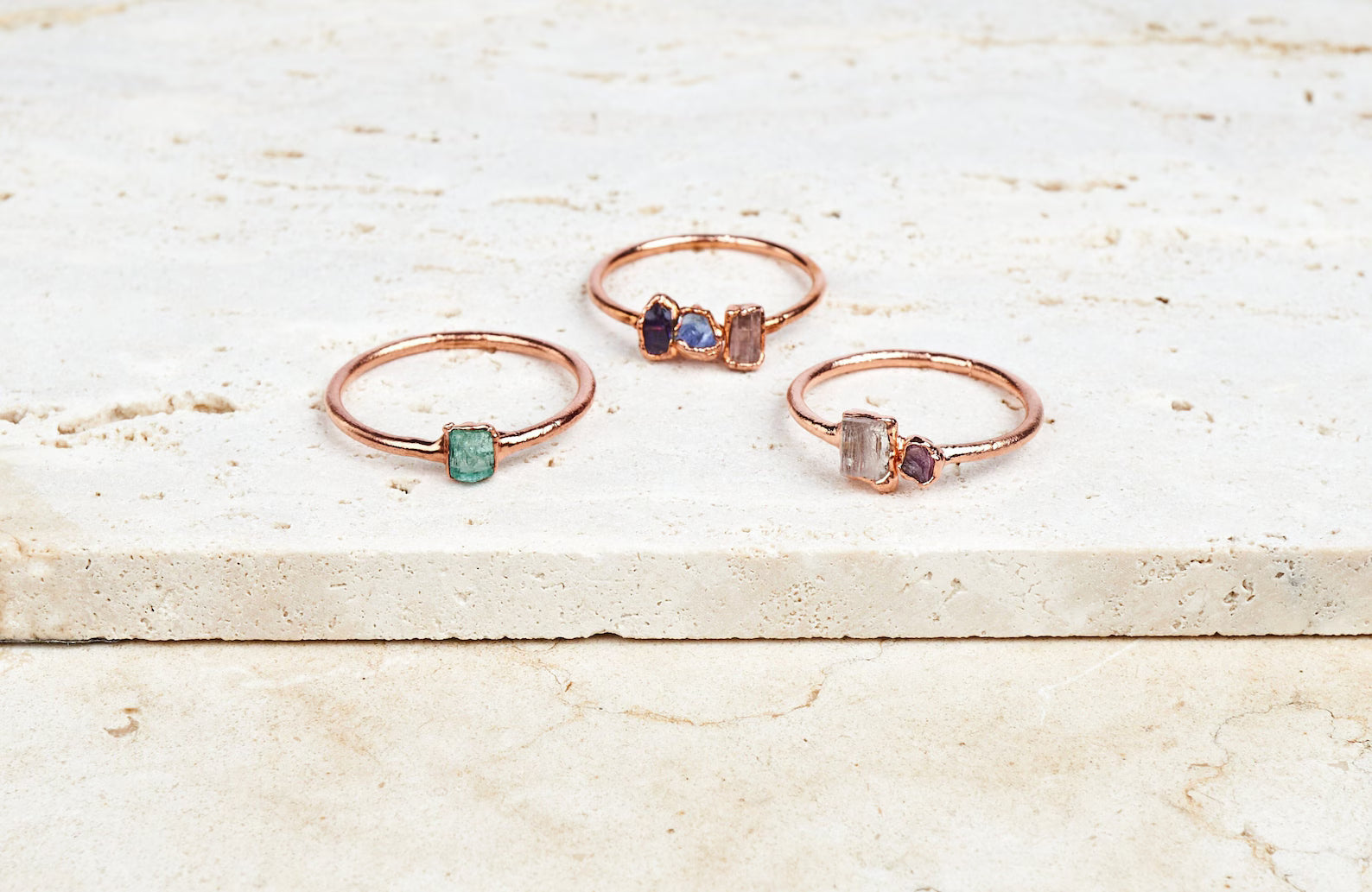 Custom birthstone rings