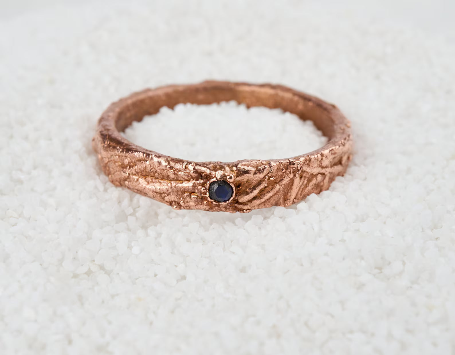 Mens blue sapphire wedding band | Argo