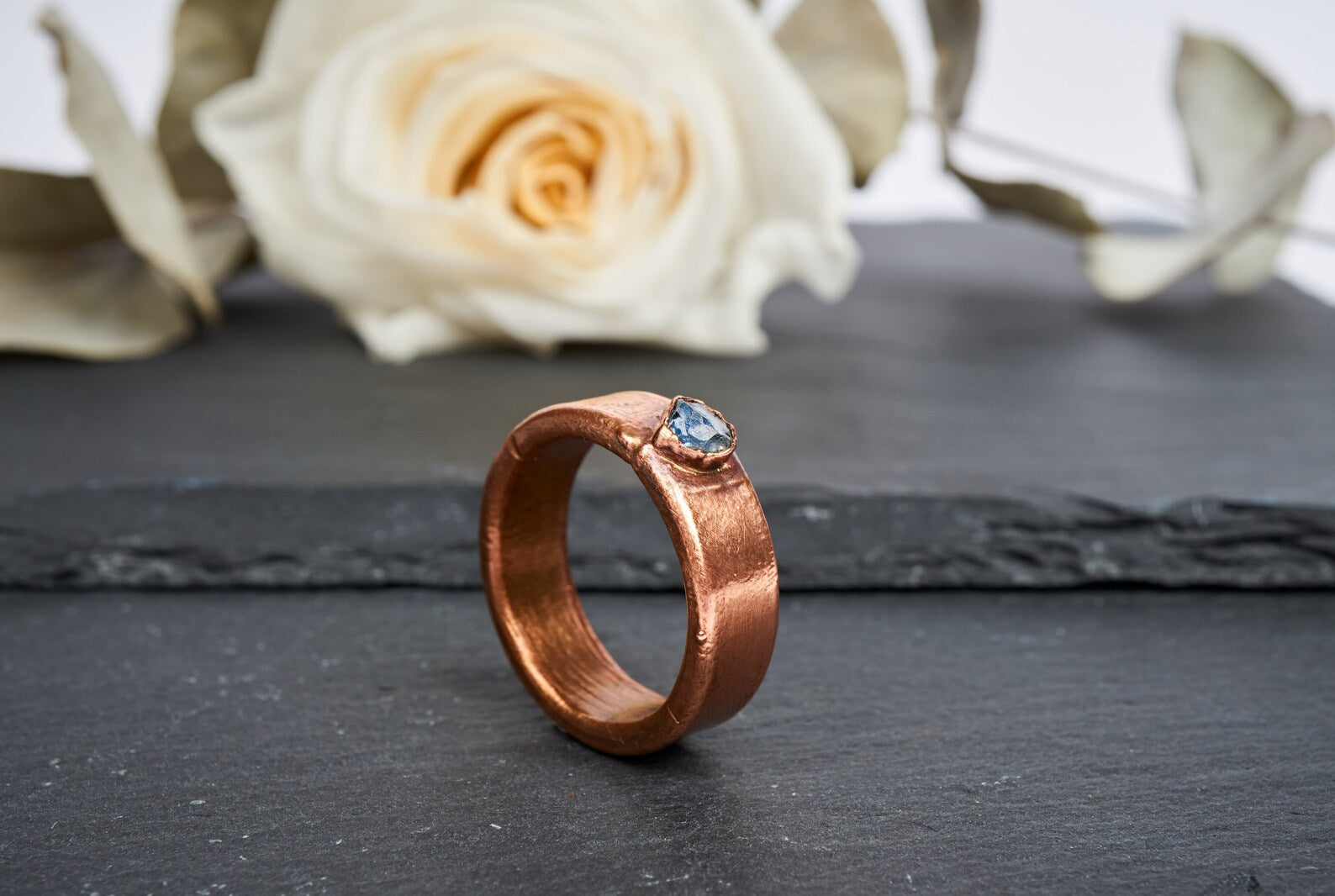 Mens sapphire wedding band | Arlo