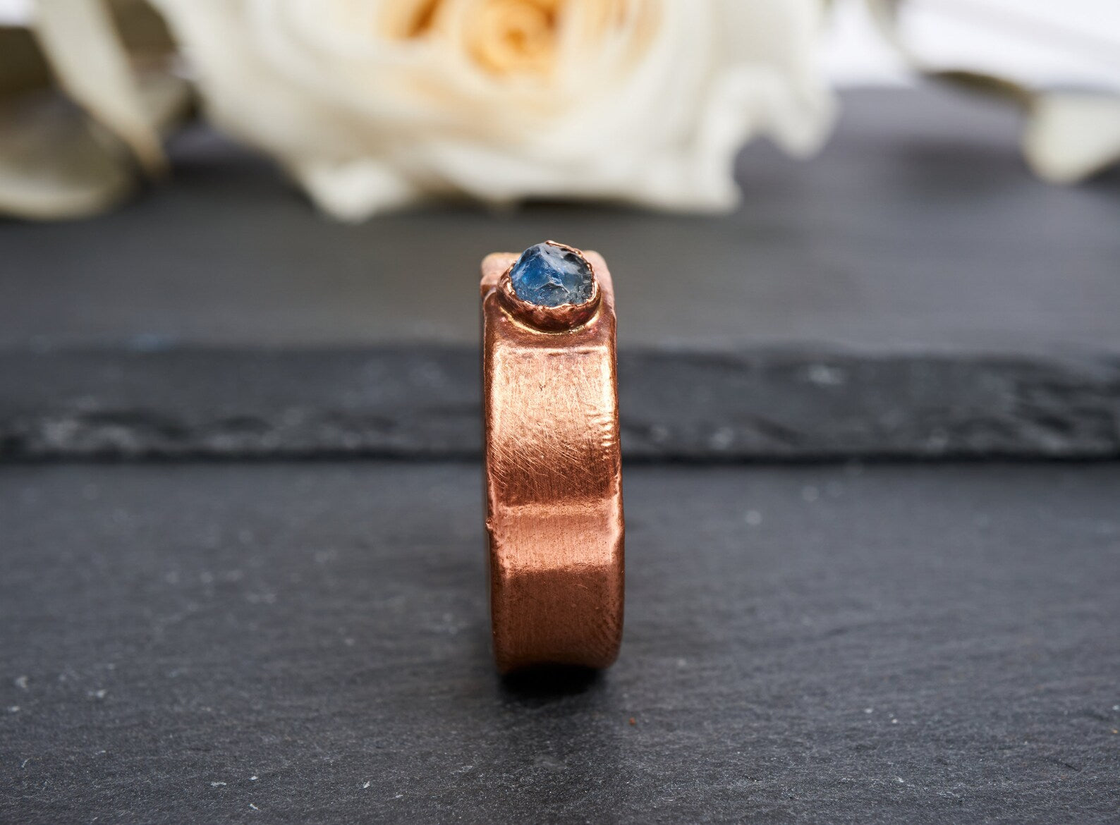 Mens sapphire wedding band | Arlo