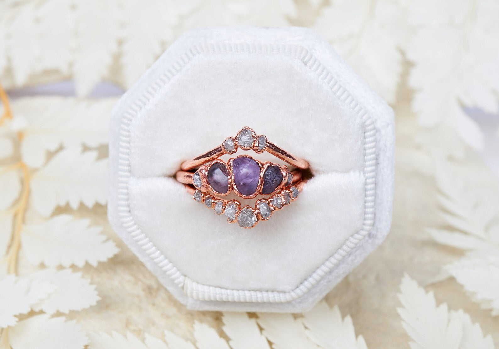 Purple sapphire rings | Charlotte