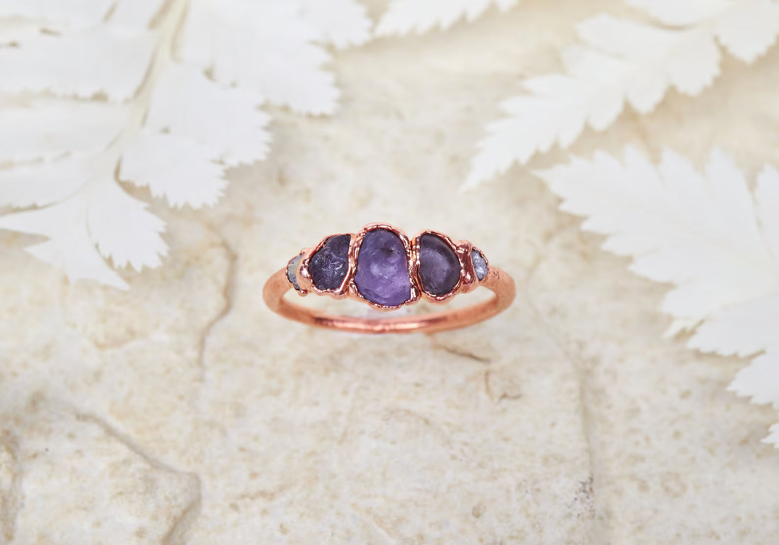 Purple sapphire rings | Charlotte Single ring
