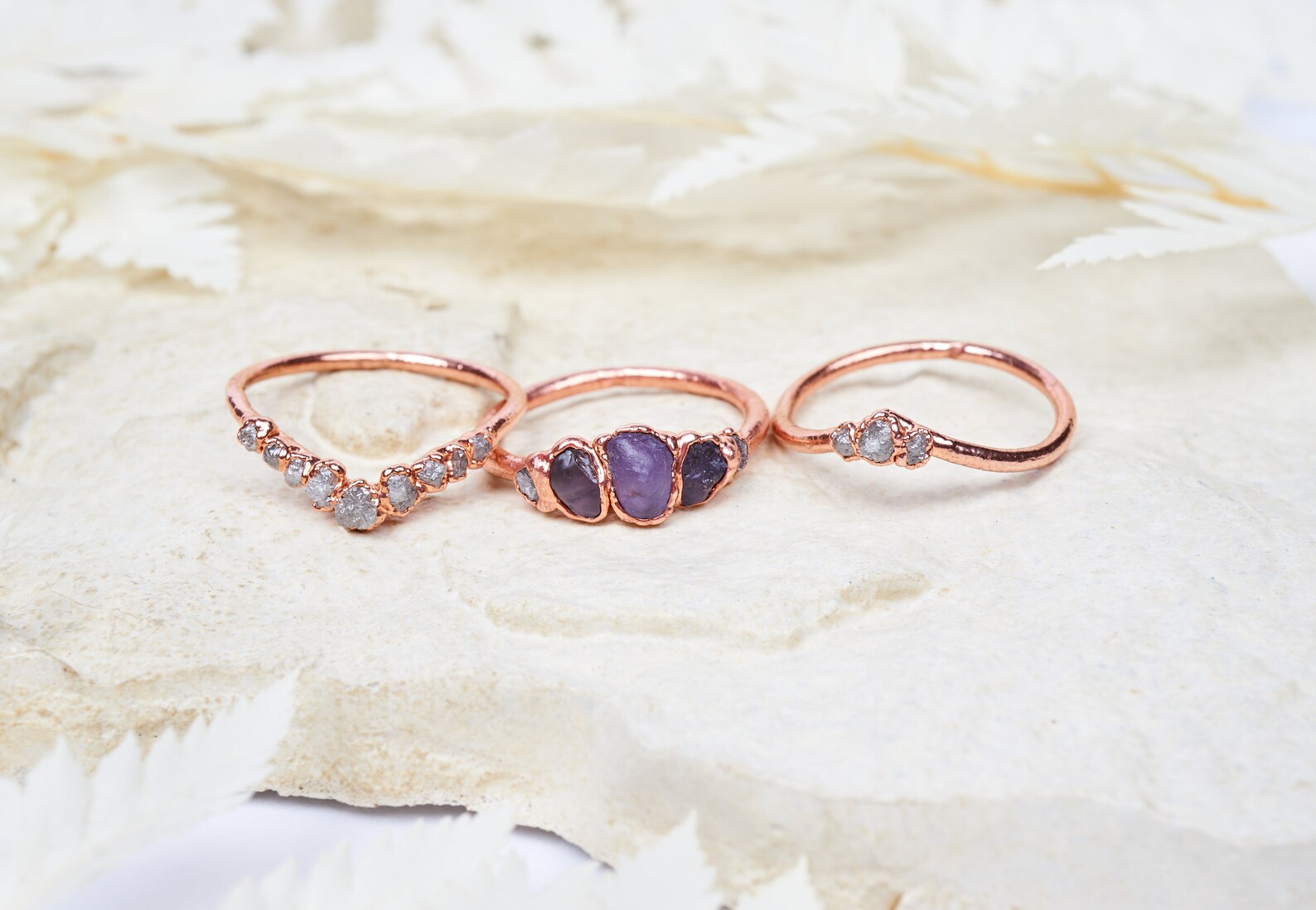 Purple sapphire rings | Charlotte