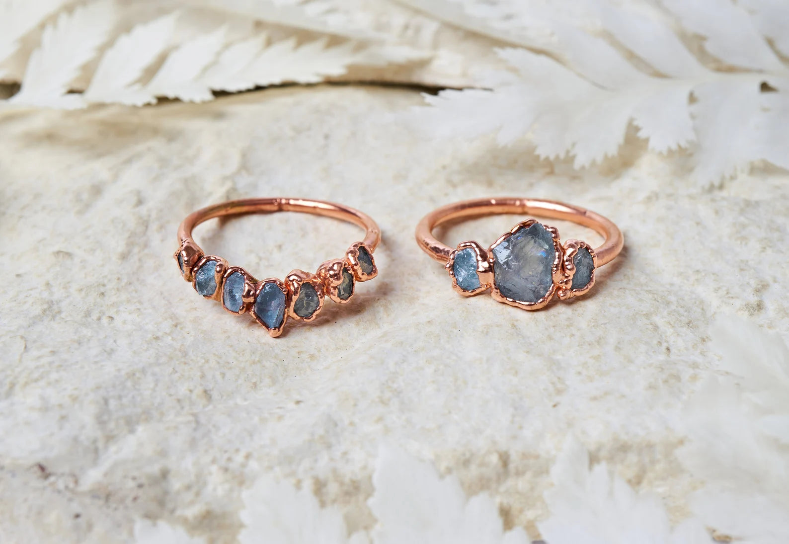 Natural aquamarine ring | Azura