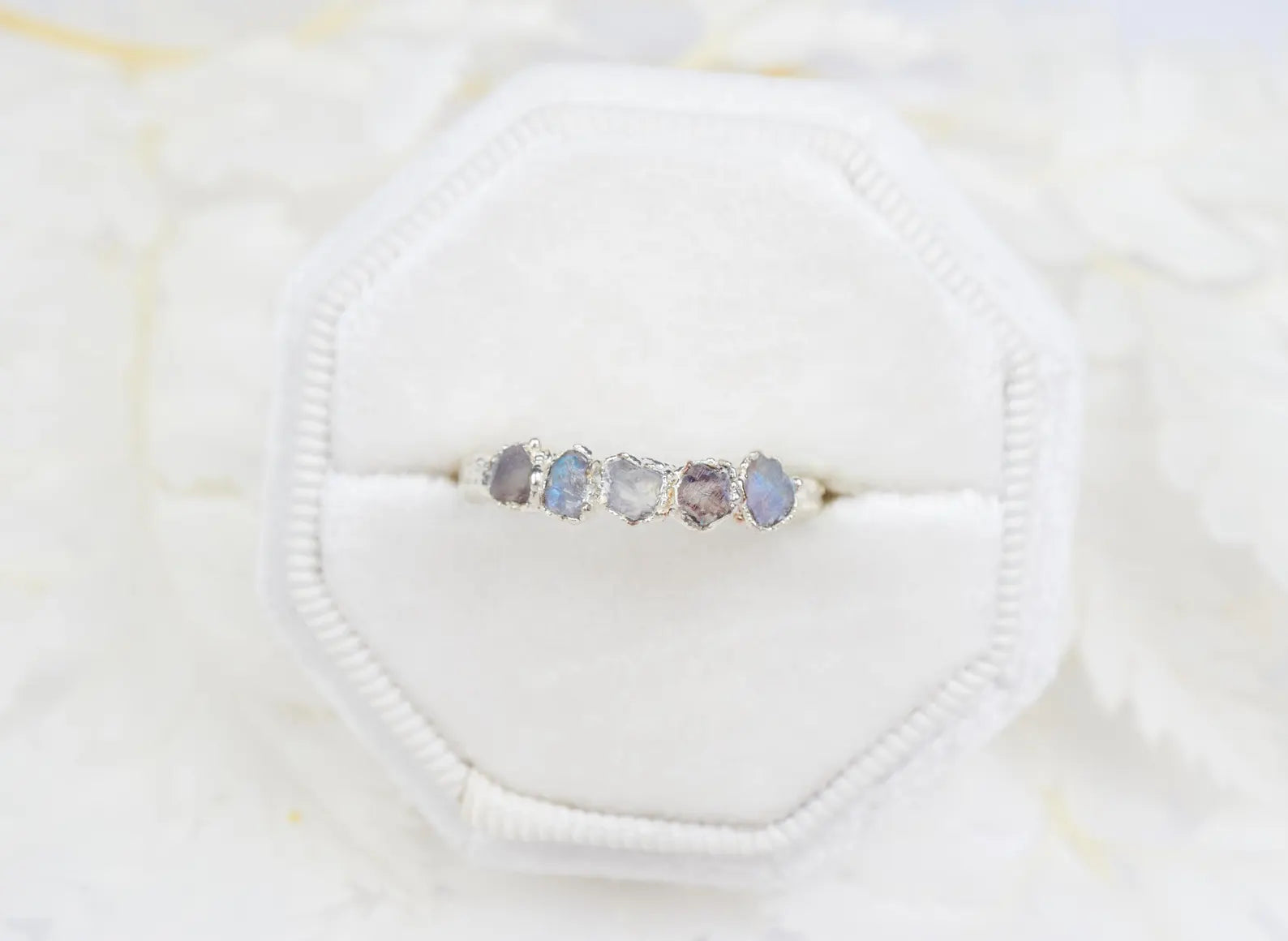 Moonstone promise ring | Celeste