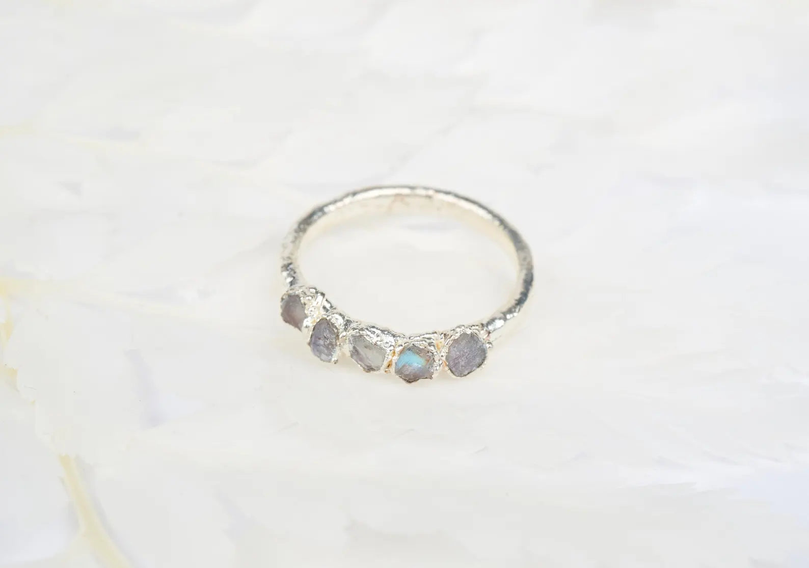 Moonstone promise ring | Celeste