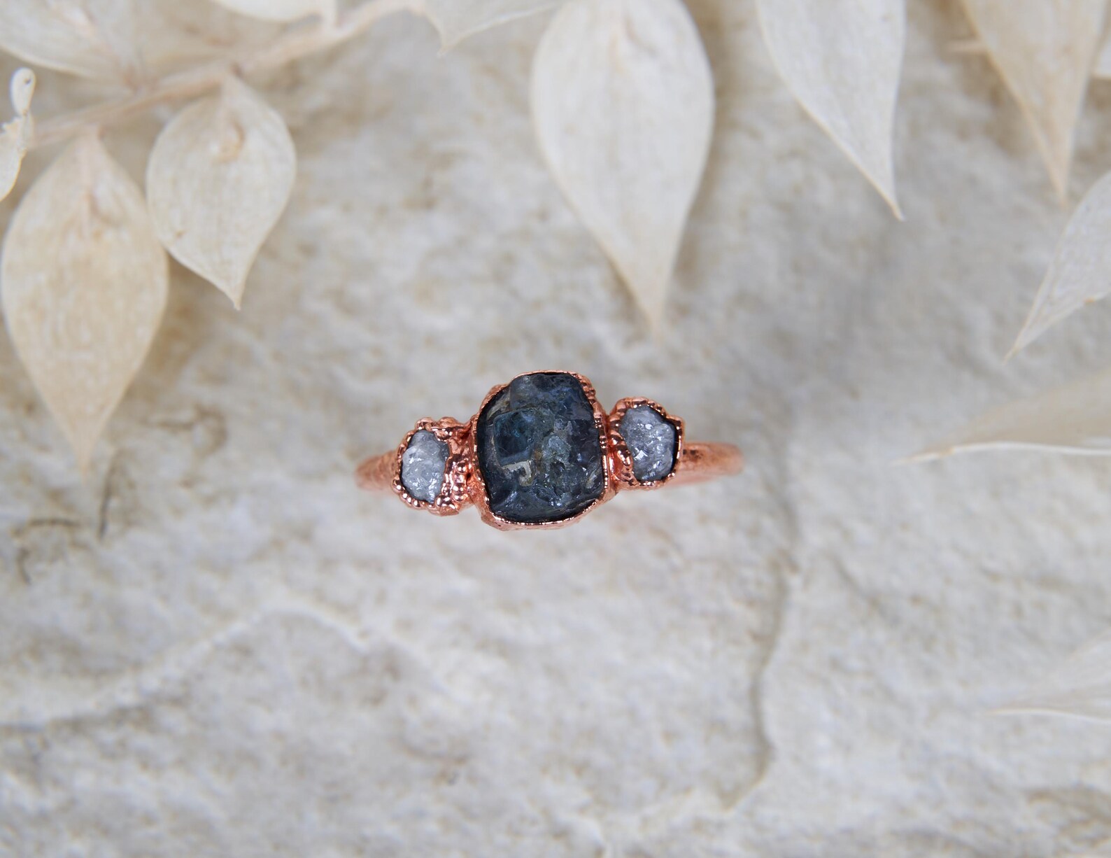 Engagement rings alexandrite & diamond | Greta