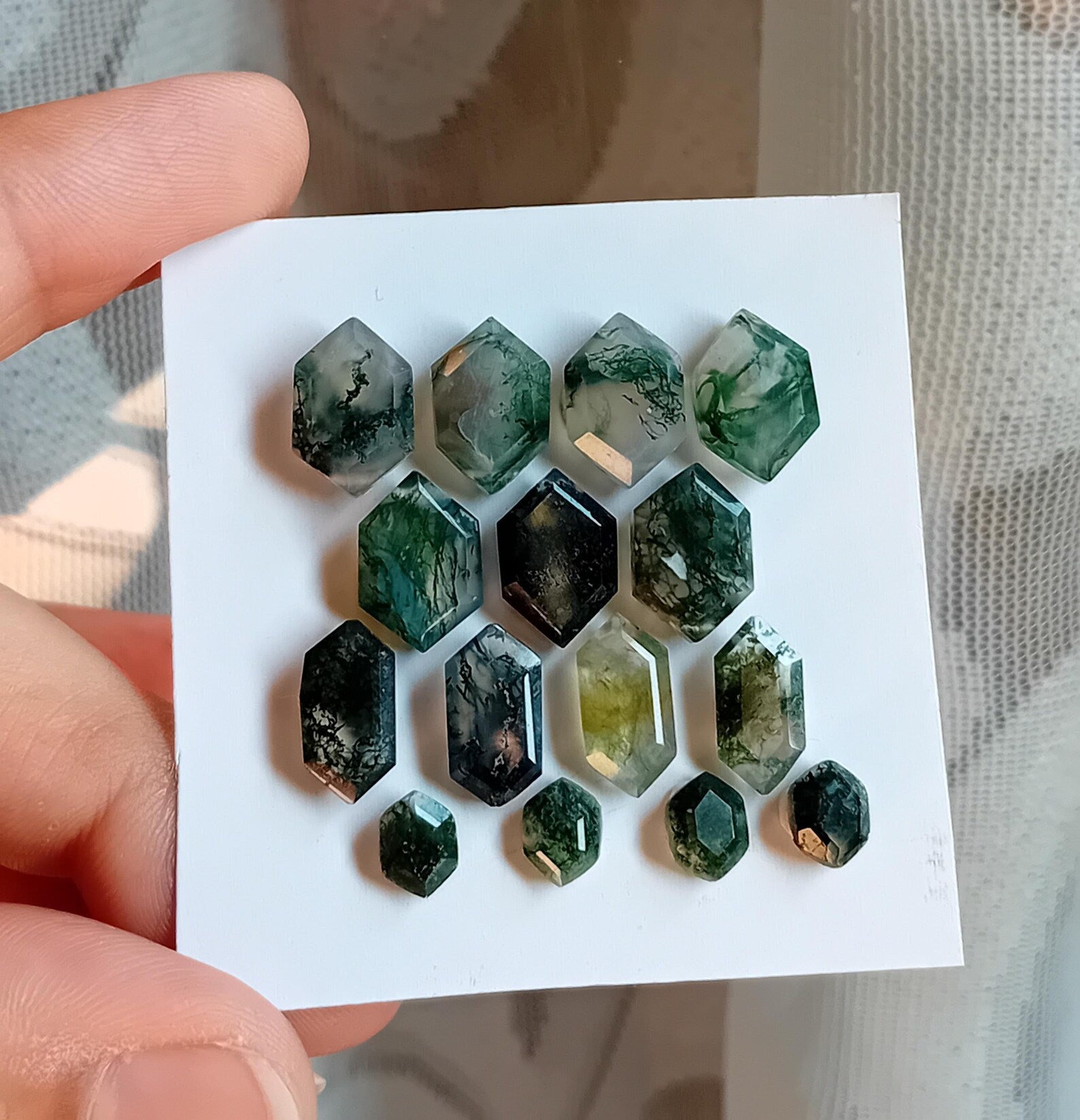 Mountain & Moss Agate ring | Larisa
